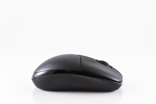 Old black wireless mouse
