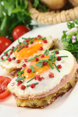 Rösti mit Spiegelei