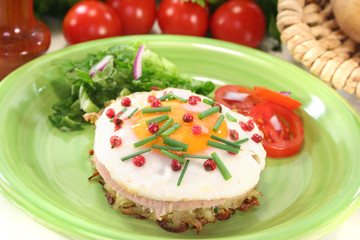 Rösti mit Spiegelei