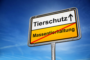 Obraz premium Tierschutz