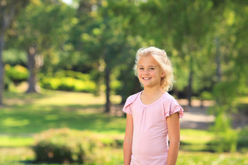 Little girl in the park