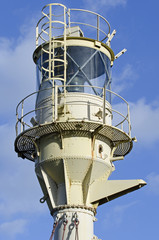 Fototapeta na wymiar Detail eines traditionellen Leuchtturms, Schifffahrtsmuseum in K