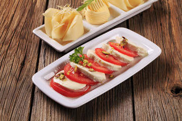Cheese appetizers
