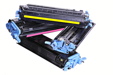 Printer toner cartridges - obrazy, fototapety, plakaty