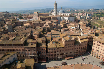Toscana, panoramica di Siena