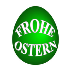 Frohe Ostern Ei