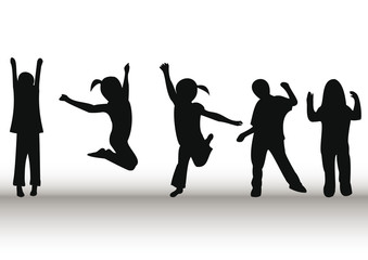 kids silhouettes