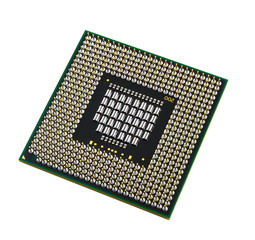cpu on a white background