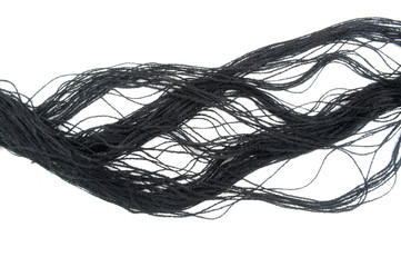 black cotton thread