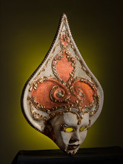 magical-looking old Venetian mask
