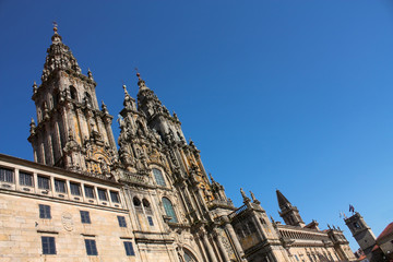 Fototapeta na wymiar Katedra - Santiago de Compostela, Hiszpania