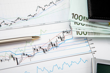 financial charts and graphs