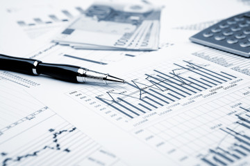 financial charts and graphs