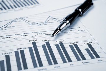 financial charts and graphs