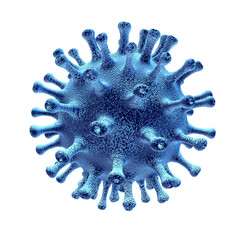Virus bacterium medical symbol for disease
