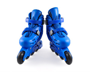 Child roller skate isolated on white