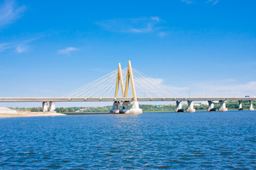 bridge across the river, city Kazan
