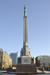 The Freedom Monument in Riga