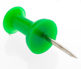 green thumbtack