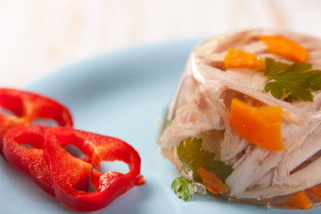 chicken meat jelly