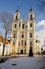 Fototapeta na wymiar Kościół Katarzyny w Wilnie