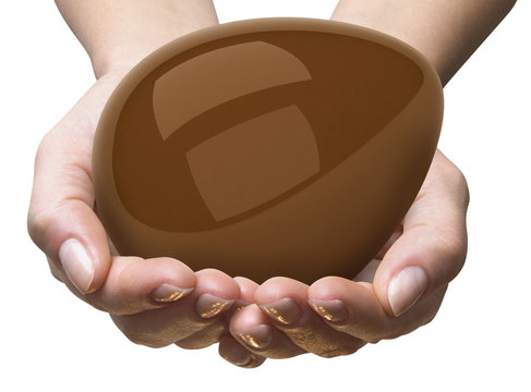 uovo cioccolato+mani