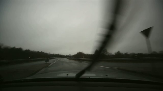 Auto, Regen, Schlechtes Wetter
