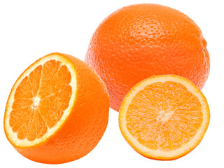 orange isolated on white background