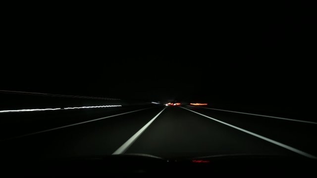 ZEITRAFFER - Nacht - Fahrt