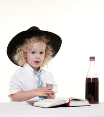 Cute little toddler boy