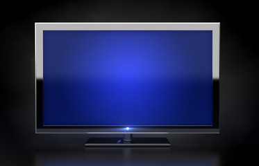 Flat TV - front view