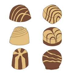 chocolate pralines collection