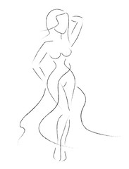 beautiful nude woman