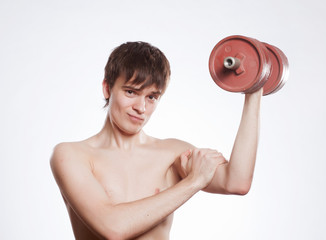 Naklejka premium his muscles