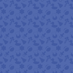 seamless background wth baby objects
