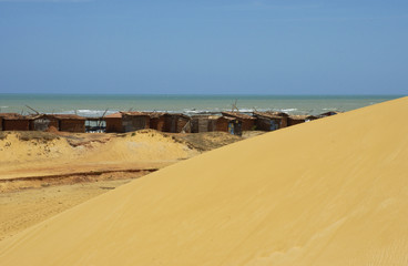 Brasil, Rio Grande do Norte, dunes and beach