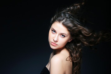 Naklejka premium Portrait of glamour woman
