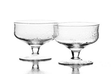 Wine glasses.