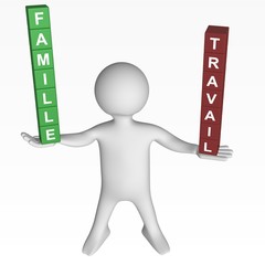 Cubes - 402 - FAMILLE / TRAVAIL