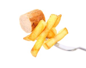 Pommes, Wurst