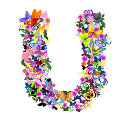 letter flower