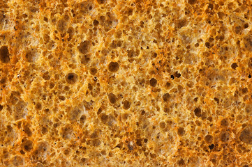 Crisp bread texture, horizontal background