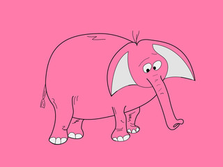 Pink elephant