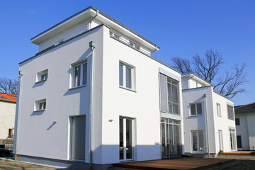 Fototapeta premium Moderner Neubau in Berlin