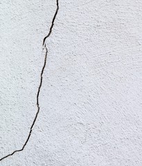 Structural crack in wall