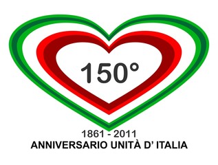 150°  ITALIA in vettoriale - obrazy, fototapety, plakaty