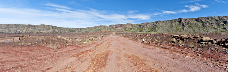 Route volcanique de la Plaine des Sables - Ile de la Réunion