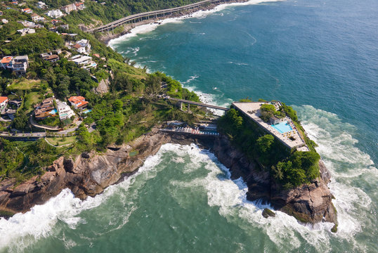 Aerial View of Rio De Janeiro's Stunning Coast