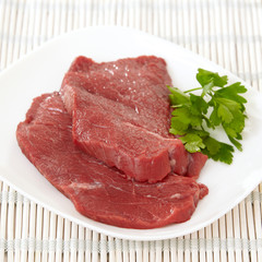 fresh raw meat