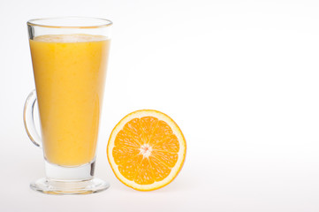 Refreshing fresh home made orange drink